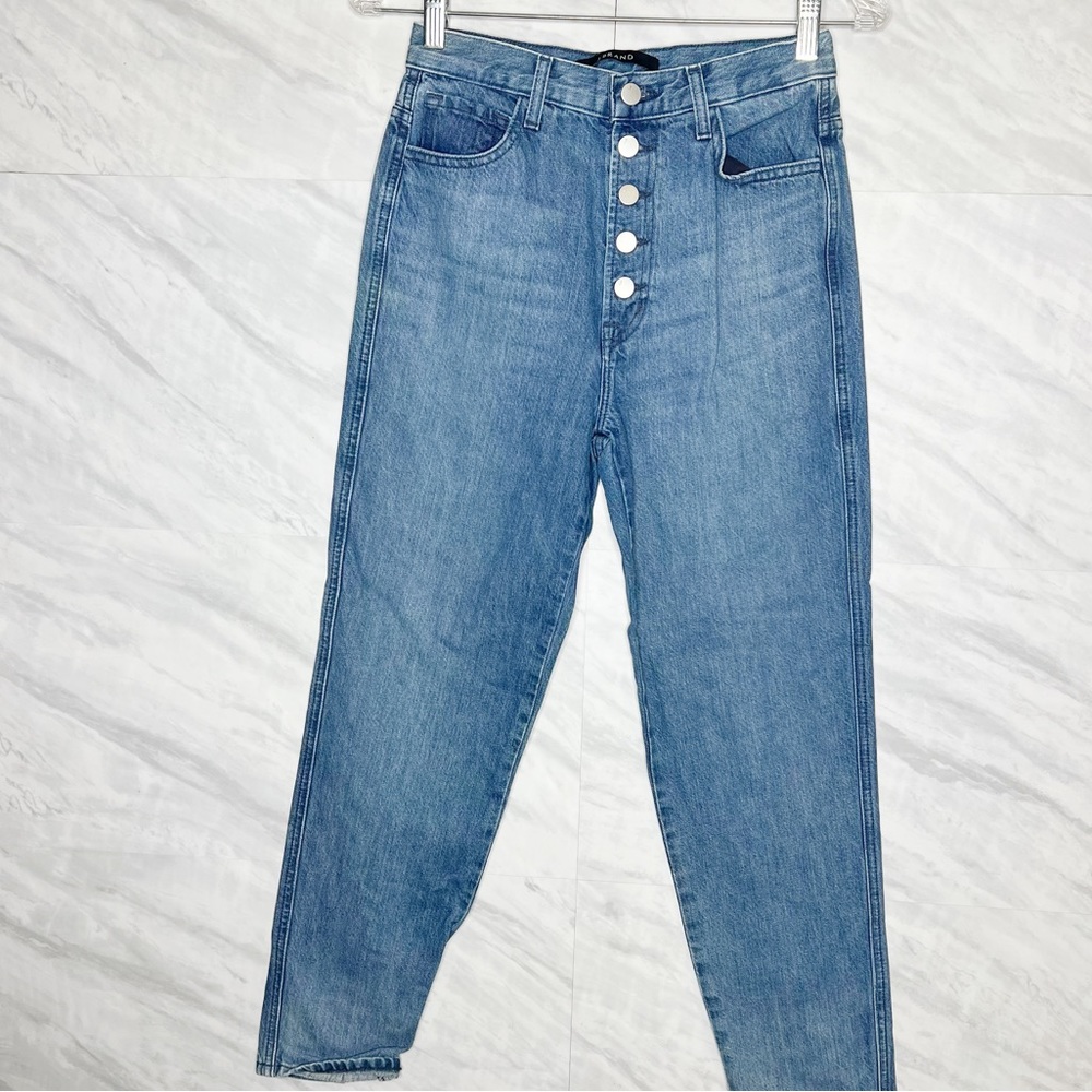 J Brand Heather Electric Dreams Straight Jeans 25